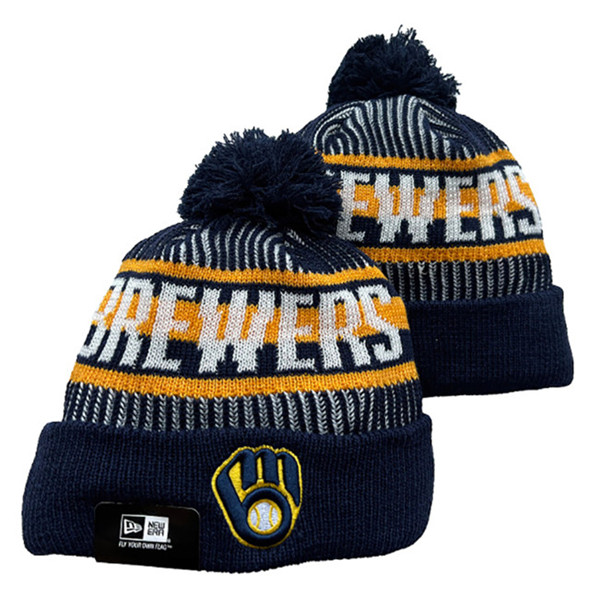 Milwaukee Brewers Knit Hats 0013